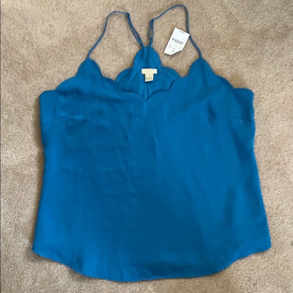 J.Crew Factory Scalloped Tank Top - Picture 2 of 3